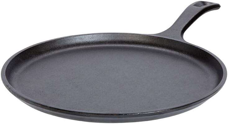 Lodge Round Seasoned Cast Iron Griddle 10.5 Inches - Round-Shaped, Pre-Seasoned Iron Griddle Pan - Non-Toxic, PFAS-Free Cookware - Compatible with Stovetop, Oven, Grill, or Campfire | camping-cooking-utensils - Image 12