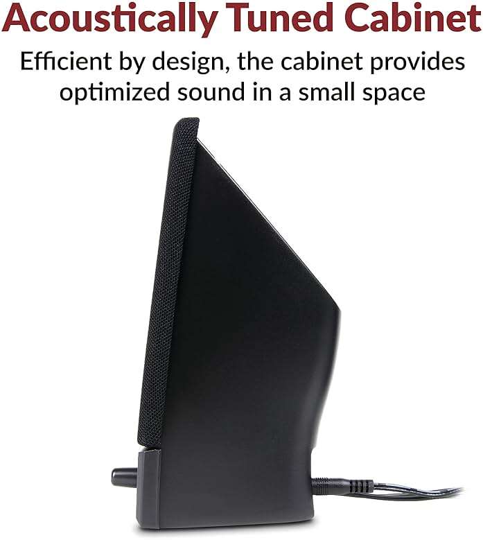 Cyber Acoustics CA-2014 Computer Speakers, Full Stereo Sound, Convenient Controls, Easy Setup - Image 6