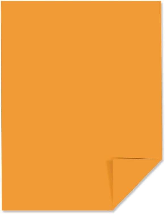 Astrobrights Color Paper, 24 lb Bond Weight, 8.5 x 11, Cosmic Orange, 500/Ream - Image 3