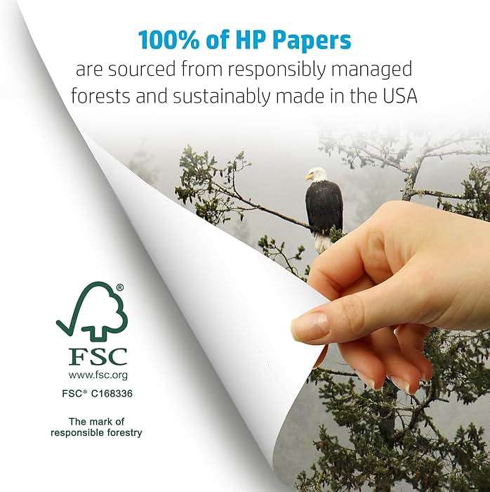 HP Paper Printer | 8.5 x 11 Paper | Premium 32 lb | 1 Ream - 500 Sheets | 100 Bright | Made in USA - FSC Certified | 113100R - Image 5