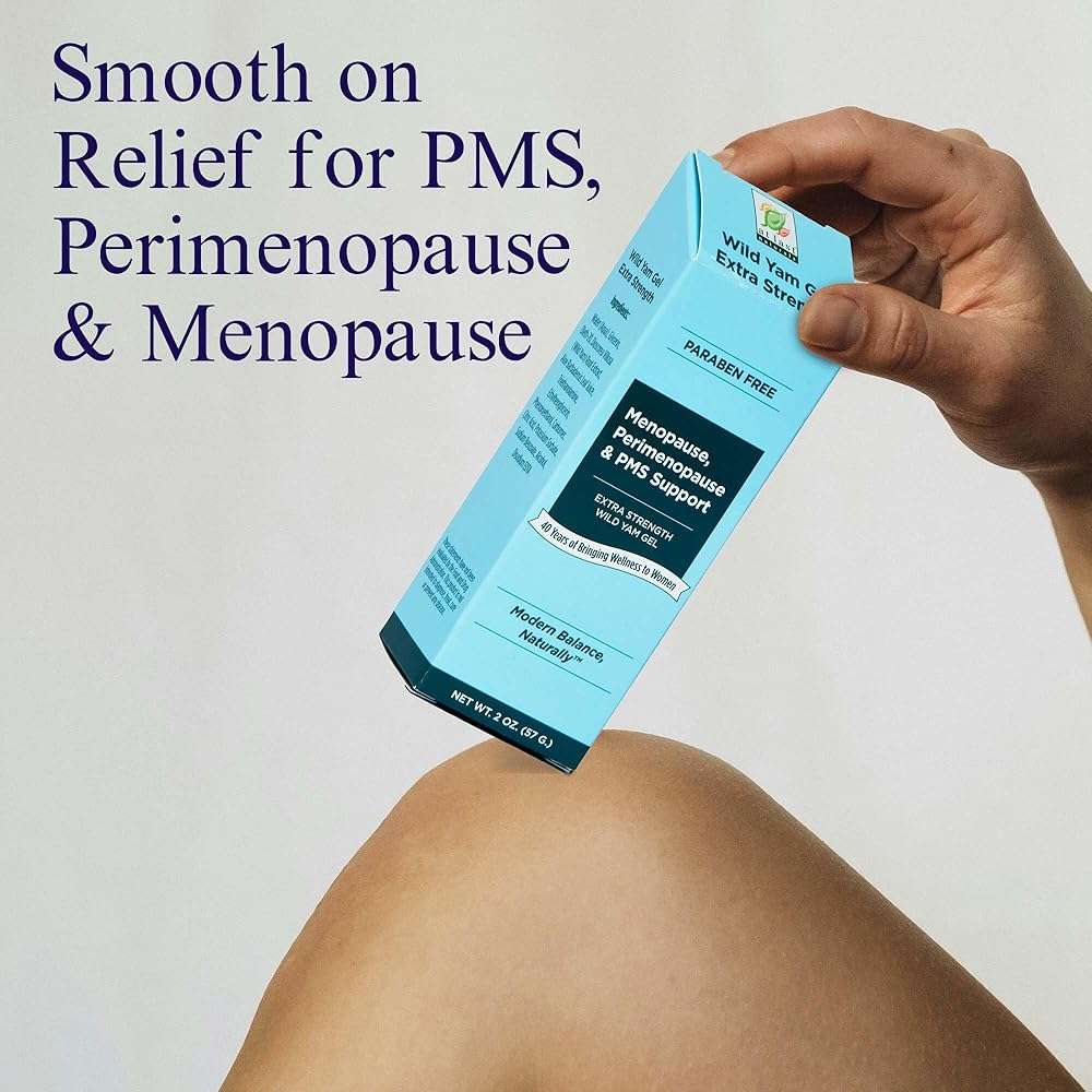 At Last Naturals Wild Yam Gel Extra Strength Menopause Relief, Perimenopause Support and PMS Relief, Can Help to Naturally Reduce Hot Flashes (2 oz, 1 Pack) - Image 2