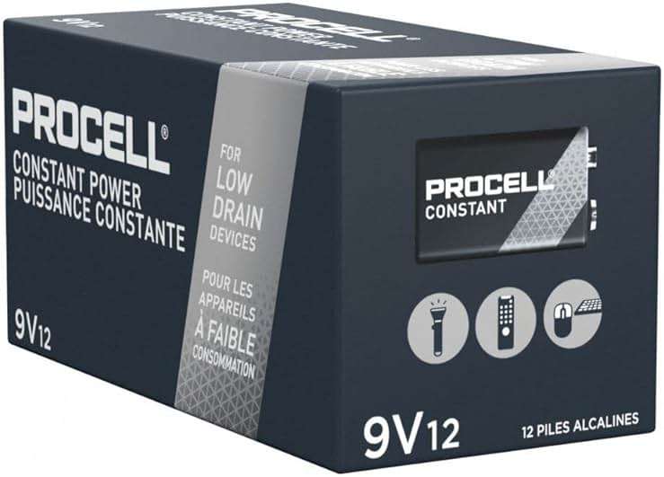 ProCell 12 Alkaline Batteries, 9V, 12/Box - Image 3