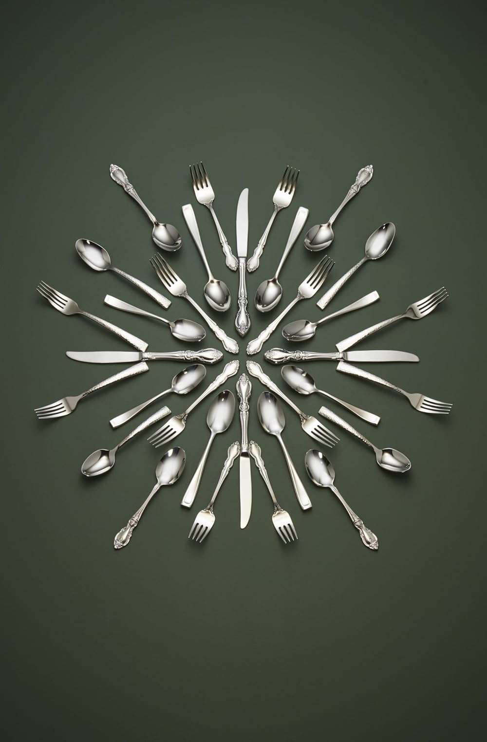 Oneida Silverware Set For 4, Louisiana 20-Piece Fine Flatware Set, Service For 4, 18/8 Stainless Steel, Silver, Mirror Finish, Knives Spoons and Forks, Dishwasher Safe, Tableware (Silver, 20 Pieces) - Image 12