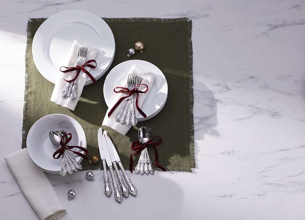 Oneida Silverware Set For 4, Louisiana 20-Piece Fine Flatware Set, Service For 4, 18/8 Stainless Steel, Silver, Mirror Finish, Knives Spoons and Forks, Dishwasher Safe, Tableware (Silver, 20 Pieces) - Image 7