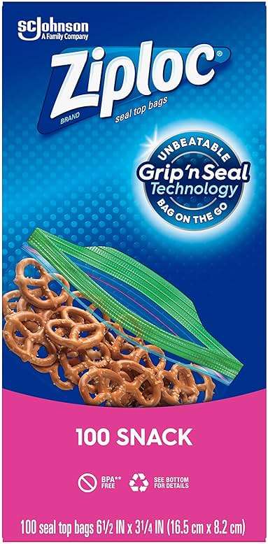 Ziploc Snack Bags, Value Pack, 100-pack - Image 8