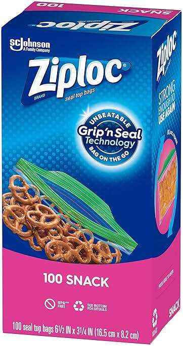 Ziploc Snack Bags, Value Pack, 100-pack - Image 10