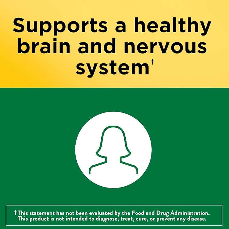 Nature Made Folic Acid 400 mcg (665 mcg DFE) Dietary Supplement for Nervous System Function, Folic Acid Supplements for Women and Men, 250 Tablets, 250 Day Supply - Image 3