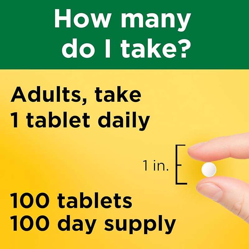 Nature Made Zinc 30 mg, Zinc Supplements for Men & Women, Dietary Supplement for Immune Health and Antioxidant Support, 100 Tablets, 100 Day Supply - Image 6