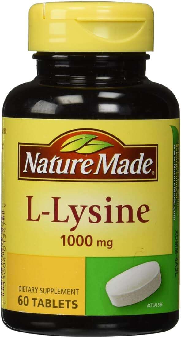 Nature Made L-Lysine 1000 mg, Dietary L-Lysine Supplements, 60 Tablets, 60 Day Supply - Image 4