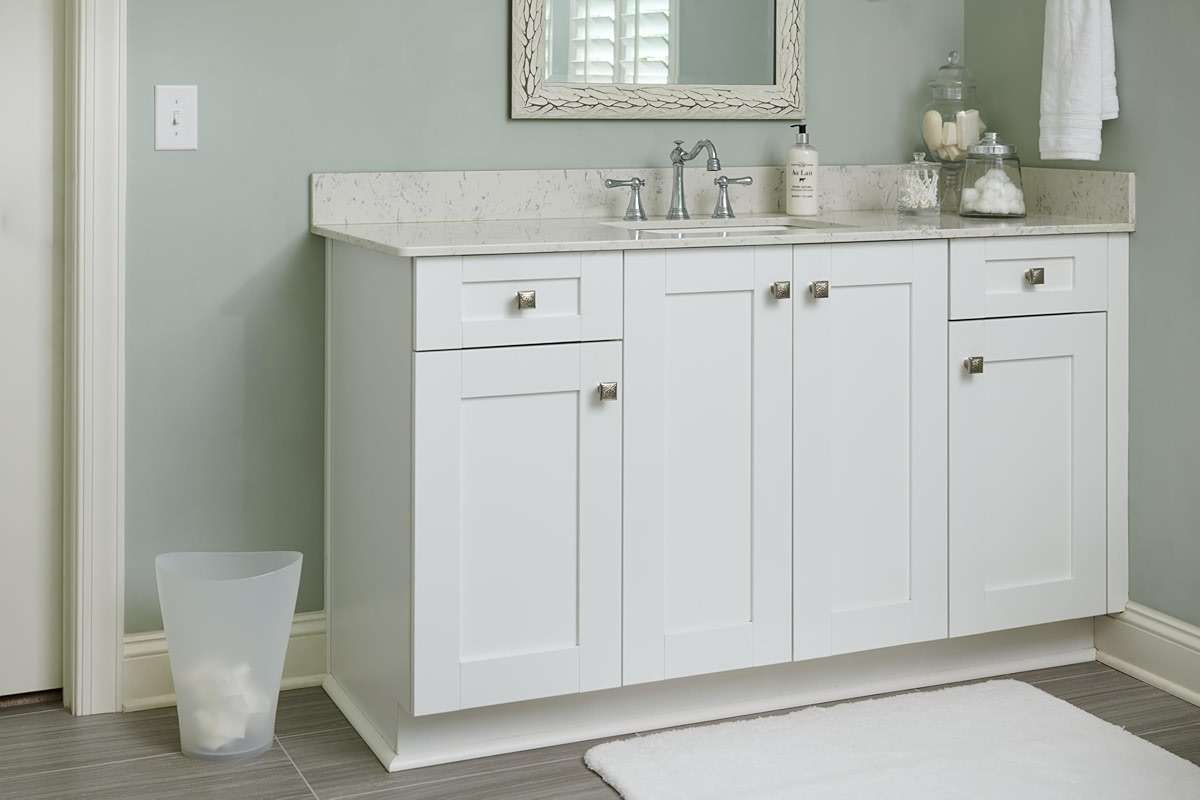 Rubbermaid Spa Works Compact Contemporary Style 9 Quart Indoor Open Vanity Home Trash Container White - Image 5