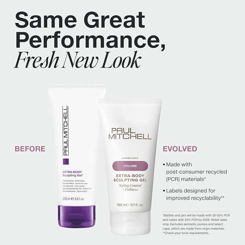 Paul Mitchell Extra-Body Sculpting Gel, Adds Fullness + Styling Control, For Fine Hair - Image 2