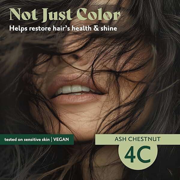 Herbatint Permanent Hair Dye For Women - 4C Ash Chestnut - For Up To 100% Gray Coverage of Resistant Gray Hair - Ammonia-Free, Alcohol-Free & Vegan - Salon Influenced Hair color 5.75 fl oz - Image 4