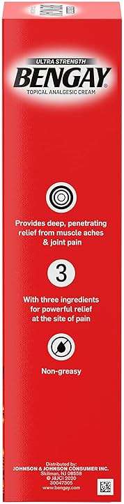 Bengay Ultra Strength Topical Pain Relief Cream, Non-Greasy Topical Analgesic for Minor Arthritis, Muscle, Joint and Back Pain, Camphor, Menthol and Methyl Salicylate, 4 OZ - Image 12