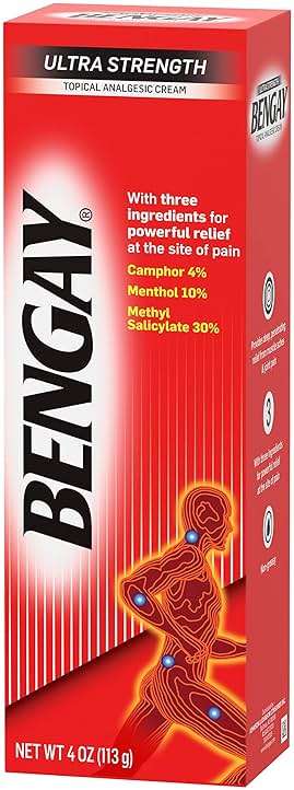 Bengay Ultra Strength Topical Pain Relief Cream, Non-Greasy Topical Analgesic for Minor Arthritis, Muscle, Joint and Back Pain, Camphor, Menthol and Methyl Salicylate, 4 OZ - Image 15