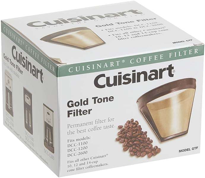 Cuisinart GTF Gold Tone Coffee Filter, 10-12 Cup - Image 3