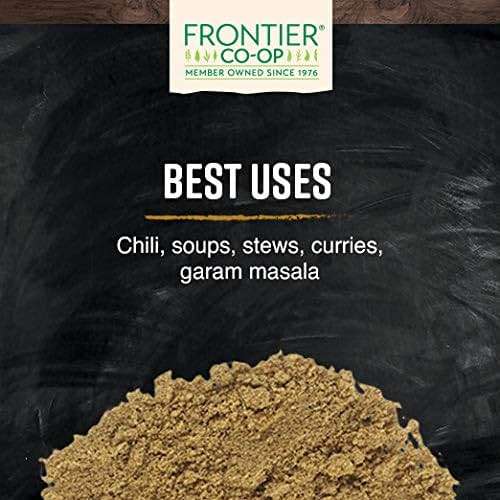 Frontier Co-op Cumin Seed, 1lb Bulk Bag, Ground Cumin Seasoning - Robust Flavor - Perfect Powder for Chili, Soups, Stews, Curries and More - Image 6