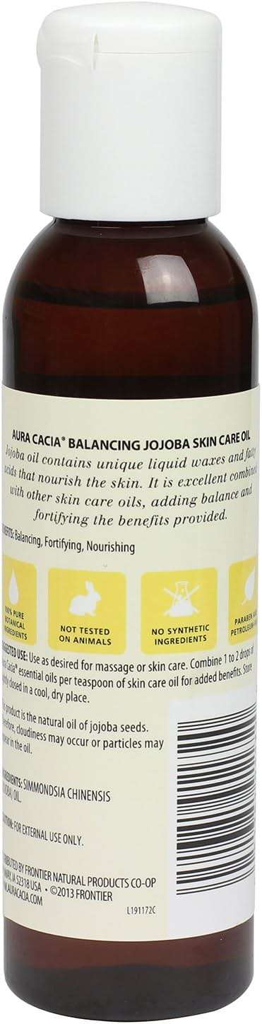 Aura Cacia Natural Skin Care Oil, Balancing Jojoba, 4 Fluid Ounce - Image 2
