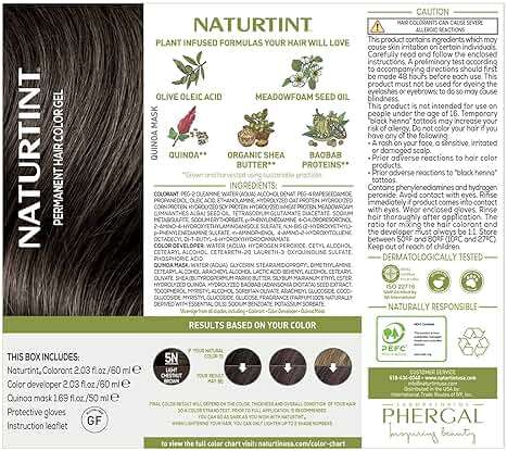 Naturtint 5N Light Chestnut Brown Permanent Hair Color (Pack of 1), Ammonia Free, Vegan, Cruelty Free, up to 100% Gray Coverage, Long Lasting Results (Packaging may vary) - Image 4