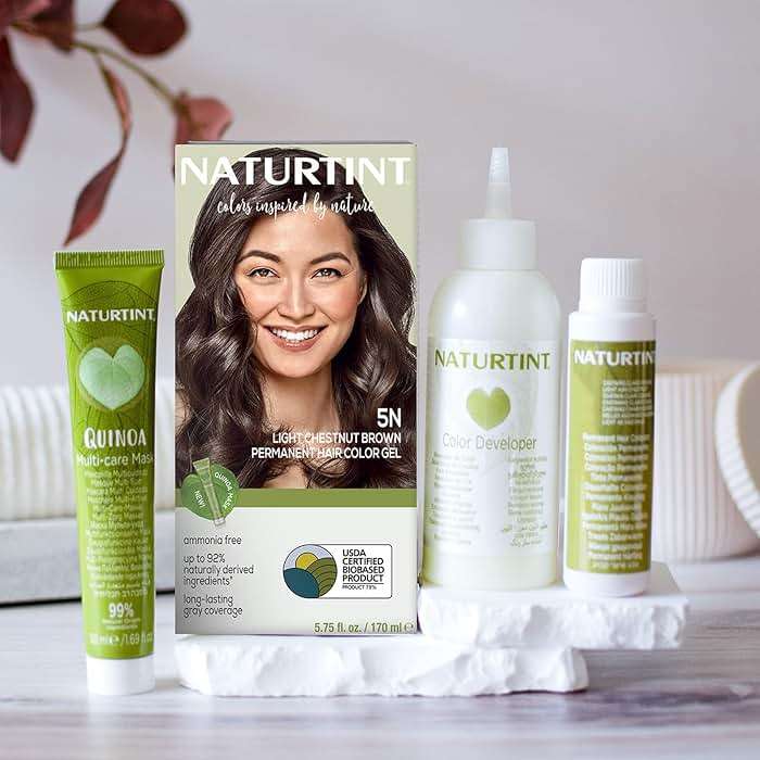 Naturtint 5N Light Chestnut Brown Permanent Hair Color (Pack of 1), Ammonia Free, Vegan, Cruelty Free, up to 100% Gray Coverage, Long Lasting Results (Packaging may vary) - Image 6