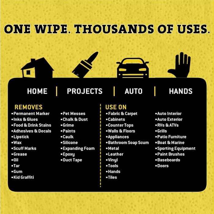 Tub O' Towels Heavy-Duty Multi-Surface Cleaning Wipes – Extra-Large 10" x 12", 90-Count Canister – Removes Grease, Tar, Ink & Tough Stains – Safe for Home, Auto, Garage & More - Image 7