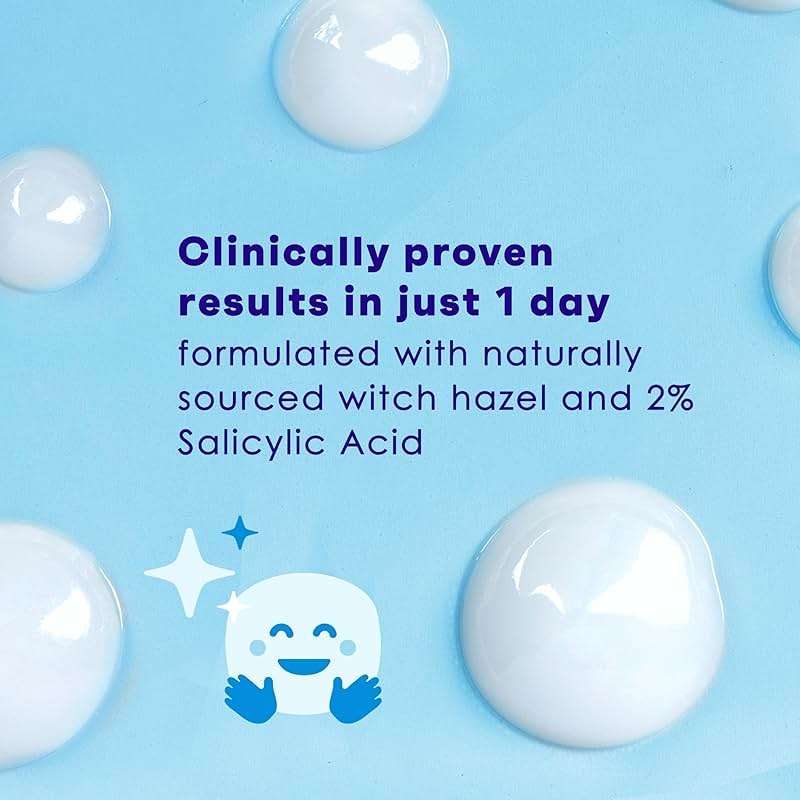 Clean and Clear Advantage Acne Spot Treatment Gel Cream with 2% Salicylic Acid & Witch Hazel, Acne Pimple Medication for Blemish & Blackhead Removal, Fragrance Free, 0.75 fl. oz - Image 3