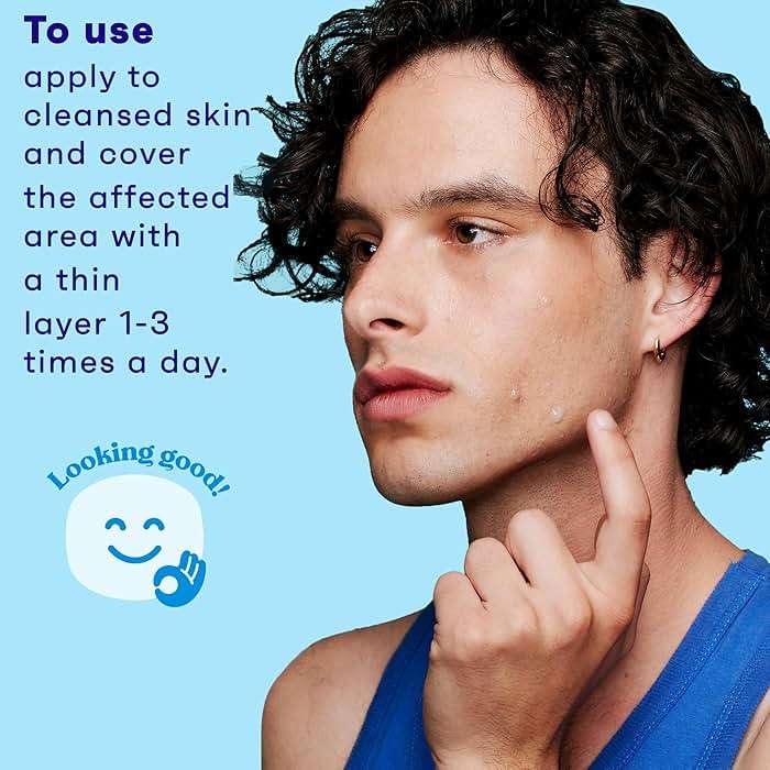 Clean and Clear Advantage Acne Spot Treatment Gel Cream with 2% Salicylic Acid & Witch Hazel, Acne Pimple Medication for Blemish & Blackhead Removal, Fragrance Free, 0.75 fl. oz - Image 4