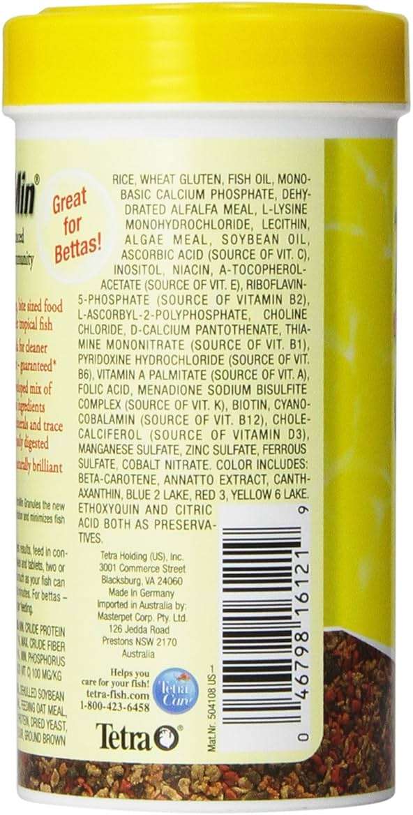 Tetra TetraMin Tropical Granules 3.52 Ounces, Nutritionally Balanced Fish Food - Image 3