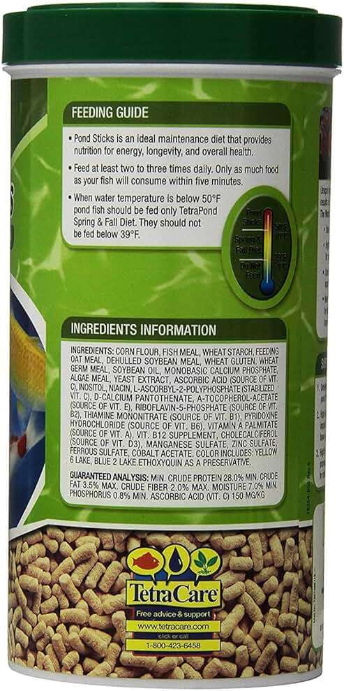 Tetra Pond Sticks, Koi Fish & Goldfish Food, Soft Sticks, Easy to Digest Floating Pond Fish Food, 3.53 ounces - Image 4