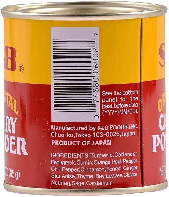 S&B Curry Powder Oriental, 3 Oz - Image 6