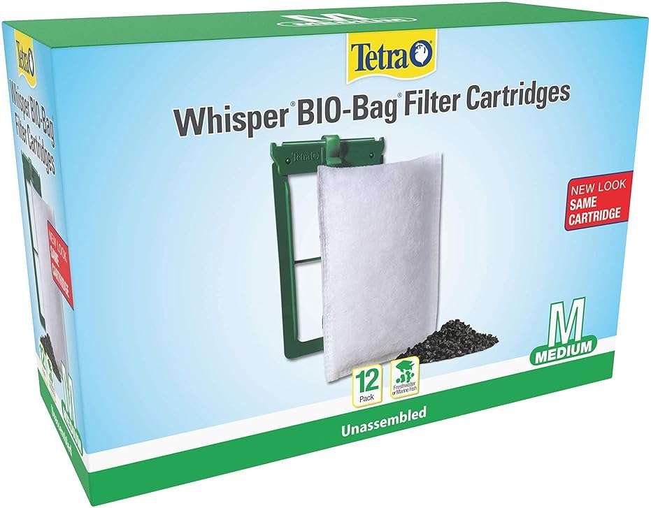 Tetra Whisper Bio-Bag Medium Filter Cartridges for Aquariums, 12 Count, Unassembled, Fits Tetra Whisper Fish Tank Filters 5-10 Gal, PF-10, IQ 10 - Image 3