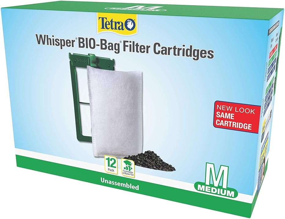 Tetra Whisper Bio-Bag Medium Filter Cartridges for Aquariums, 12 Count, Unassembled, Fits Tetra Whisper Fish Tank Filters 5-10 Gal, PF-10, IQ 10 - Image 4