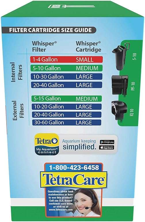 Tetra Whisper Bio-Bag Medium Filter Cartridges for Aquariums, 12 Count, Unassembled, Fits Tetra Whisper Fish Tank Filters 5-10 Gal, PF-10, IQ 10 - Image 6