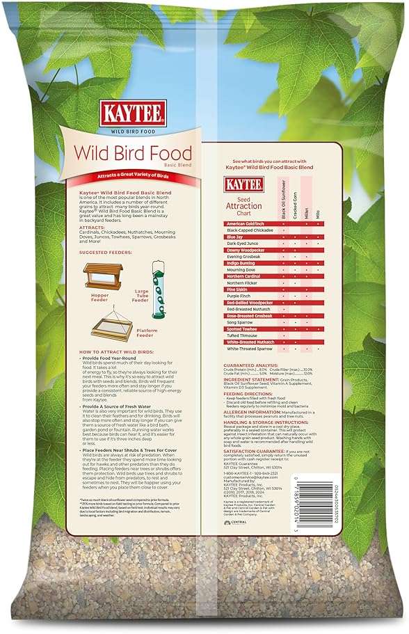 Kaytee Wild Bird Food Basic Seed Blend, 5 lb - Image 13
