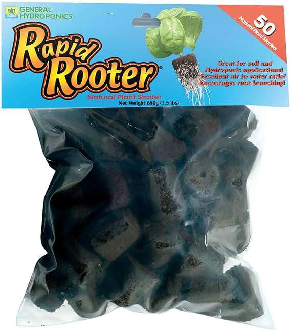General Hydroponics GH3253 Rapid Rooter Replacement Plugs 50 Count - Image 1
