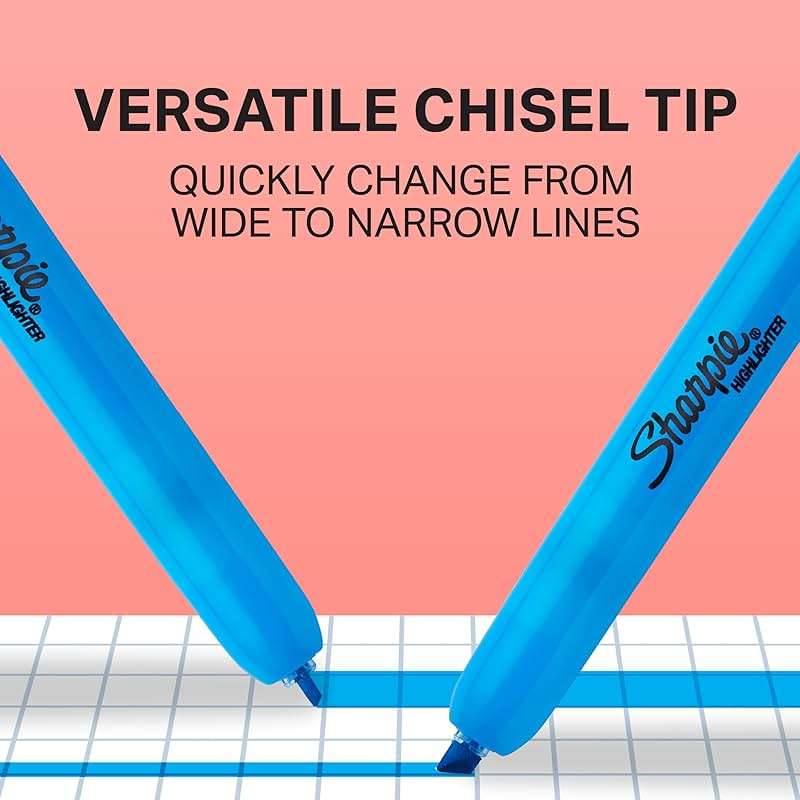 Sharpie Retractable Highlighters, Chisel Tip, Fluorescent Yellow, 12 Count - Image 5