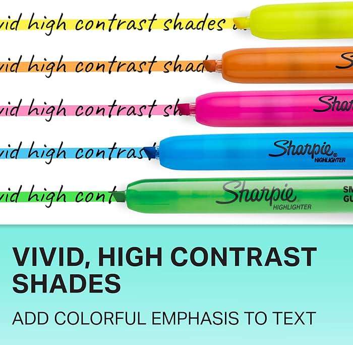 Sharpie Retractable Highlighters, Chisel Tip, Fluorescent Yellow, 12 Count - Image 6