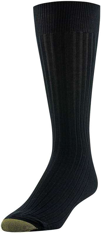 GOLDTOE Men's Classic Canterbury Crew Dress Socks, 3-Pairs - Image 2