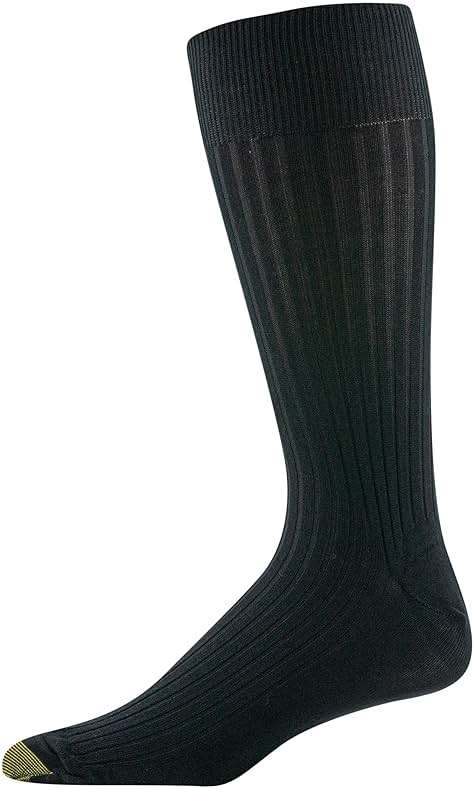 GOLDTOE Men's Classic Canterbury Crew Dress Socks, 3-Pairs - Image 3