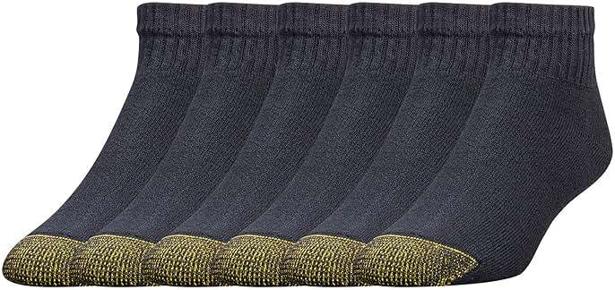 GOLDTOE Men's 656P Cotton Ankle Athletic Socks, Multipairs - Image 1
