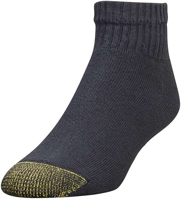 GOLDTOE Men's 656P Cotton Ankle Athletic Socks, Multipairs - Image 2