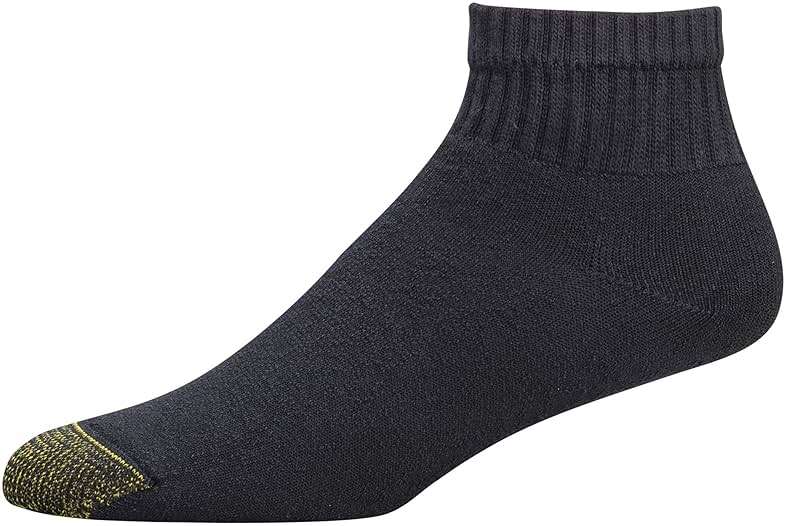 GOLDTOE Men's 656P Cotton Ankle Athletic Socks, Multipairs - Image 3