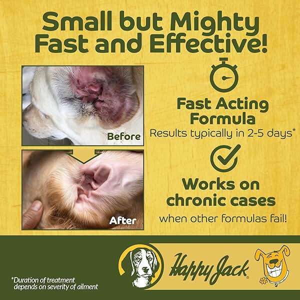 HAPPY JACK Ear Canker Powder (0.5 oz) Dog Ear Powder for Infections, Made in USA, Helps Allergies, Polyps, Overproduction of Wax - Image 4