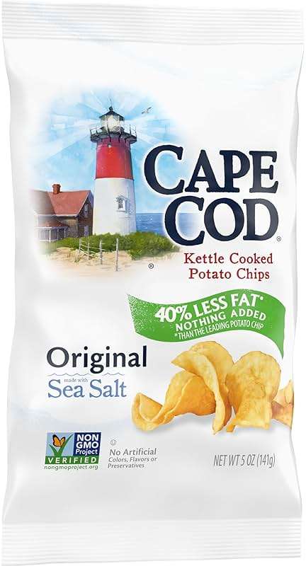 Cape Cod Potato Chips, Potato Chips Reduced Fat, 5 Ounce - Image 5