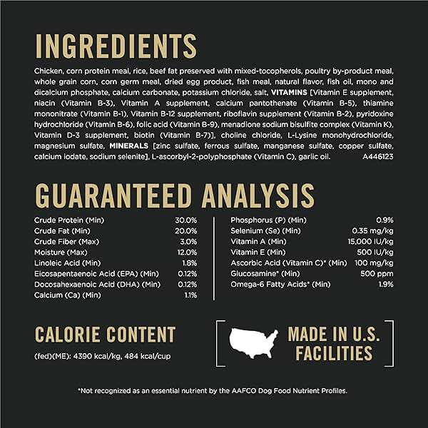 Purina Pro Plan Sport Performance 30/20 Chicken and Rice Formula High Protein Dog Food - 37.5 lb. Bag - Image 6