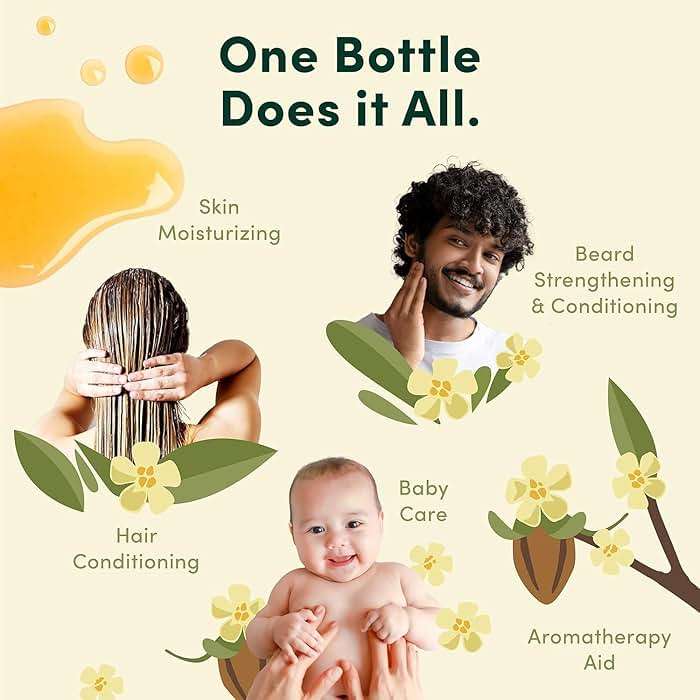 HobaCare Unrefined Jojoba Oil for Skin Care, Hair, Beard Conditioning, Scalp Massage - 100% Pure Carrier Oil for Perfume or Soap Making - Natural, Vegan, Hexane Free, Long Shelf Life (32 oz) - Image 7