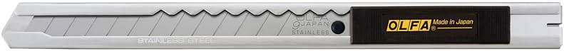 OLFA 9mm Stainless Steel Utility Knife (SVR-1) - Multi-Purpose Retractable Precision Knife w/Snap-Off Blade, Replacement Blades: Any OLFA 9mm Blade - Image 3