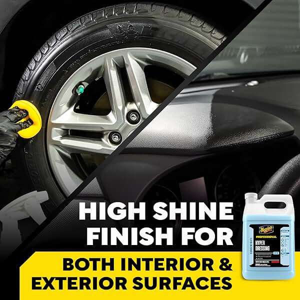 Meguiar's D17001 Hyper Dressing -1 Gallon, Give Your Cars Trim Pieces the Best Shine & Gloss, Factory, 128 Fl Oz (Pack of 1) - Image 4