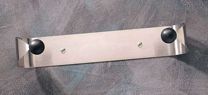 Prodyne Under Cabinet Paper Towel Holder, Silver and Black Small - Image 2