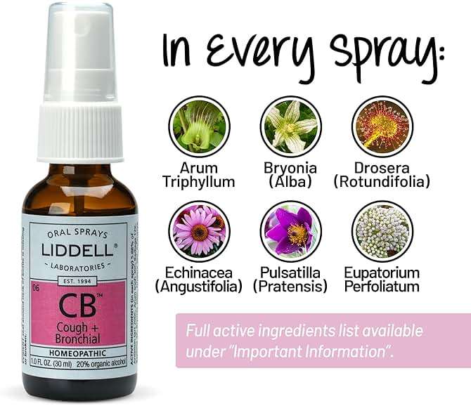 Liddell Cough + Bronchial, Homeopathic Oral Remedy, 1 fl. oz. - Image 4
