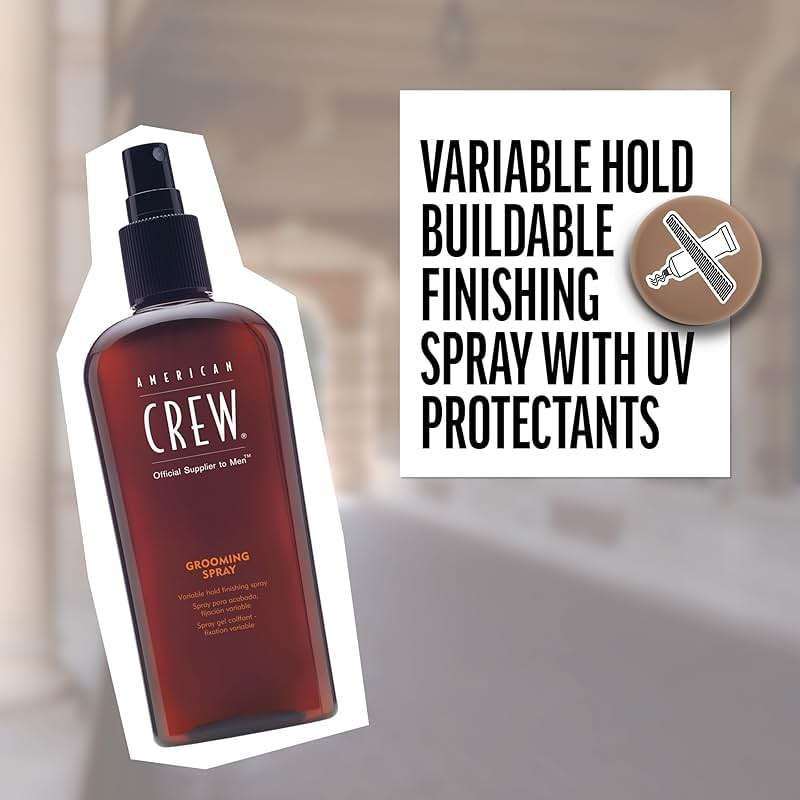 American Crew Men's Grooming Hair Spray, Flexible Buildable Hold & Smooth Finish for Fine or Gray Hair, 8.4 fl oz - Image 4